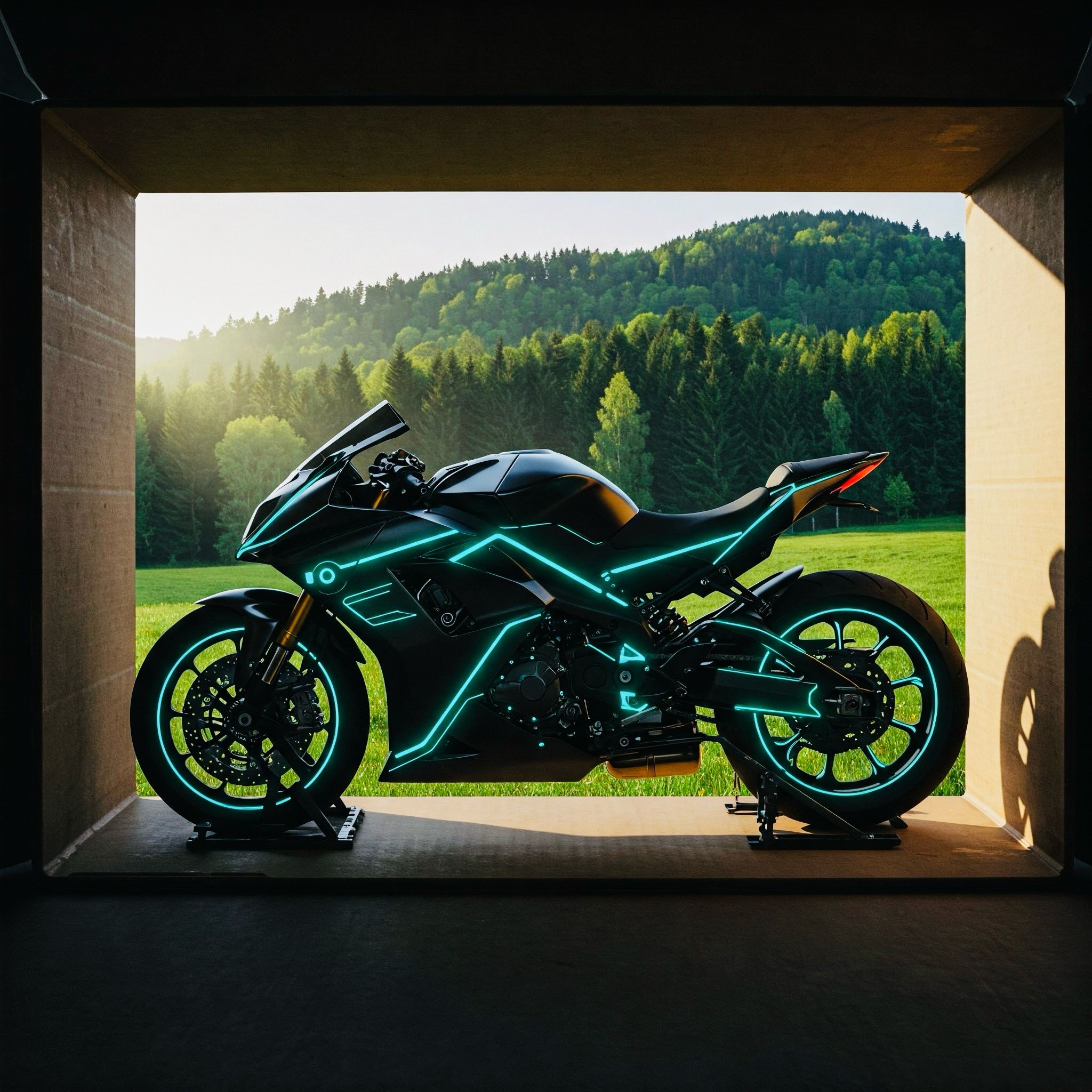 Le moto del futuro custodite da packaging CBM